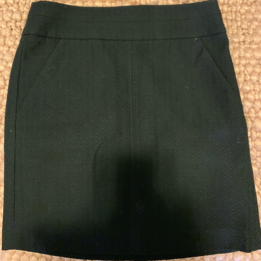 Black loft mini skirt